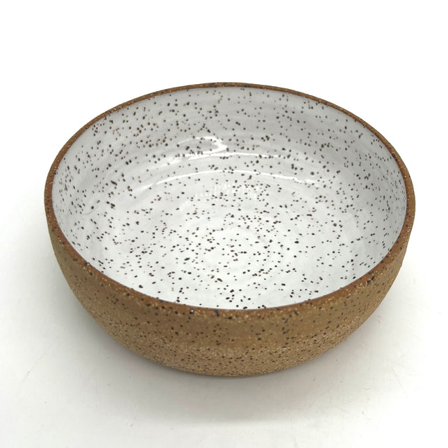 01| White Speckled Bowl