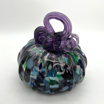 03| Medium Violet Speckled w/ Violet Stem Pumpkin