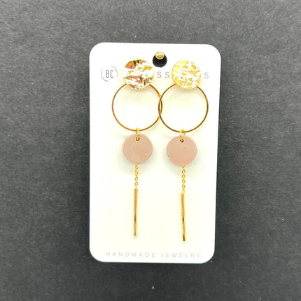 Mauve Della Earrings
