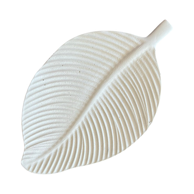 Grey Large Leaf Tray