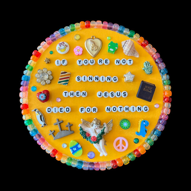 Sinning Meme Wall Plaque
