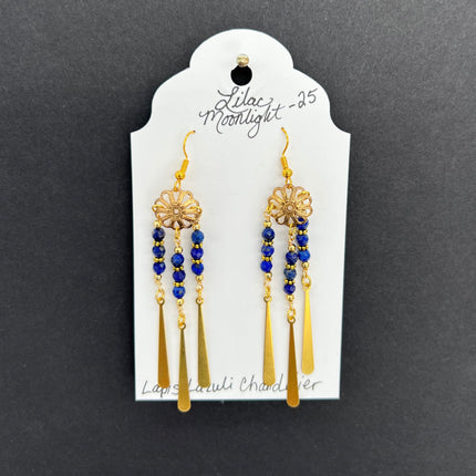 Lapis Lazuli Chandelier