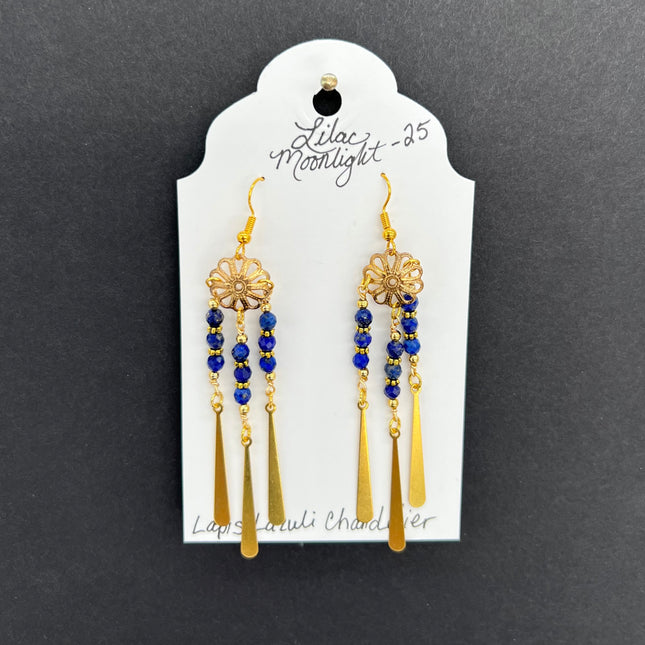 Lapis Lazuli Chandelier