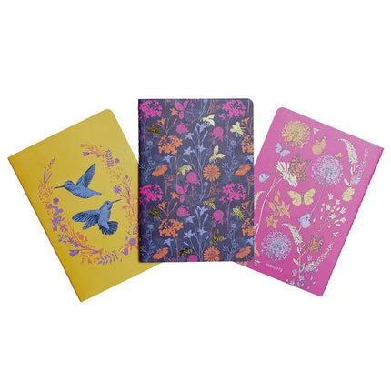 Pollinators Sewn Notebook Collection (Set of 3)