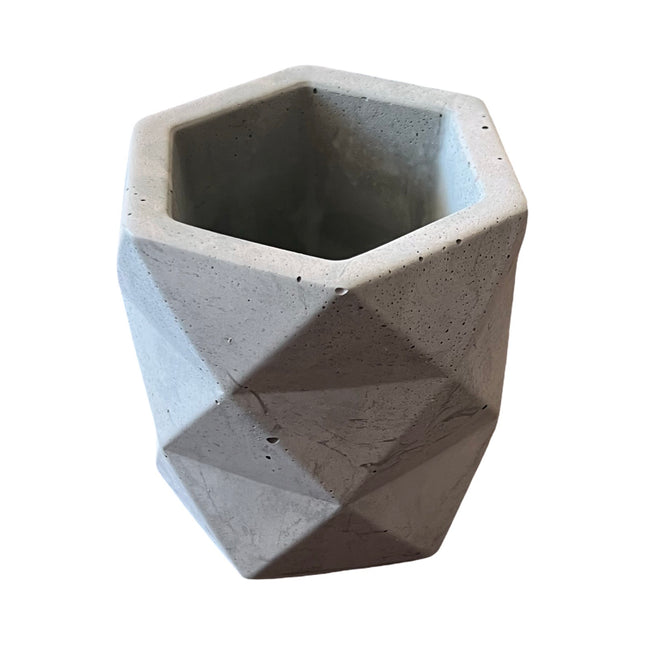 Green Short Hex Planter