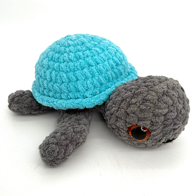 Large Turtle-Gray w/Teal
