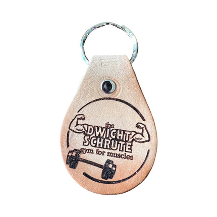 Dwight Schrute Gym Keychain