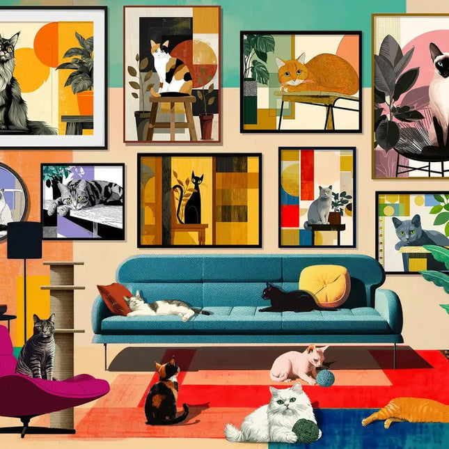 Mid-Century Cats