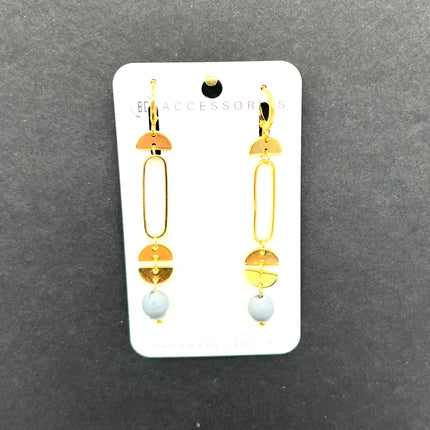 Black Huggle Earrings