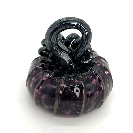 Mini Textured Violet Pumpkin