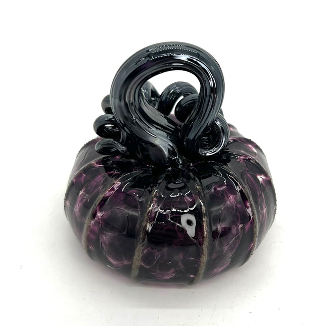 Mini Textured Violet Pumpkin