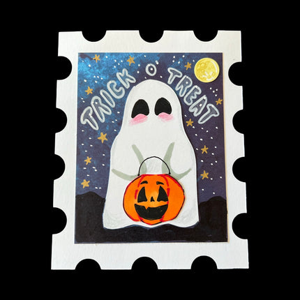 Trick/Treat Postage Stamp