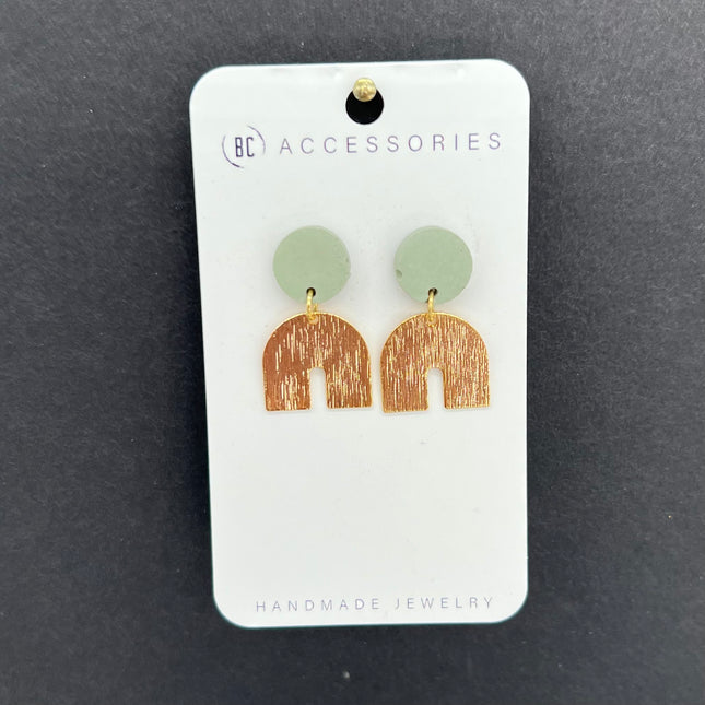 Green Brooke Earrings