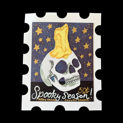 Spooky Season Postage Stamp