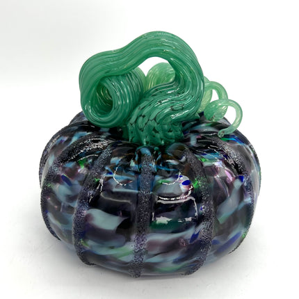 Medium Violet Speckled w/Green Stem Pumpkin