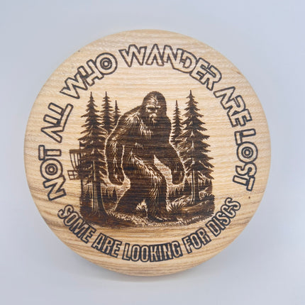 Not All Who Wander Ash Disc Golf Marker