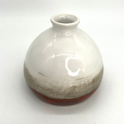 White & Copper Vase