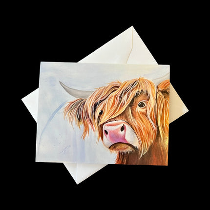 Highland Cow Card