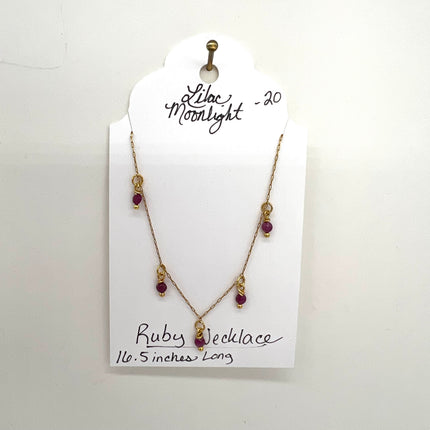 Ruby Necklace