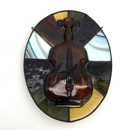 Brown Violin Suncatcher