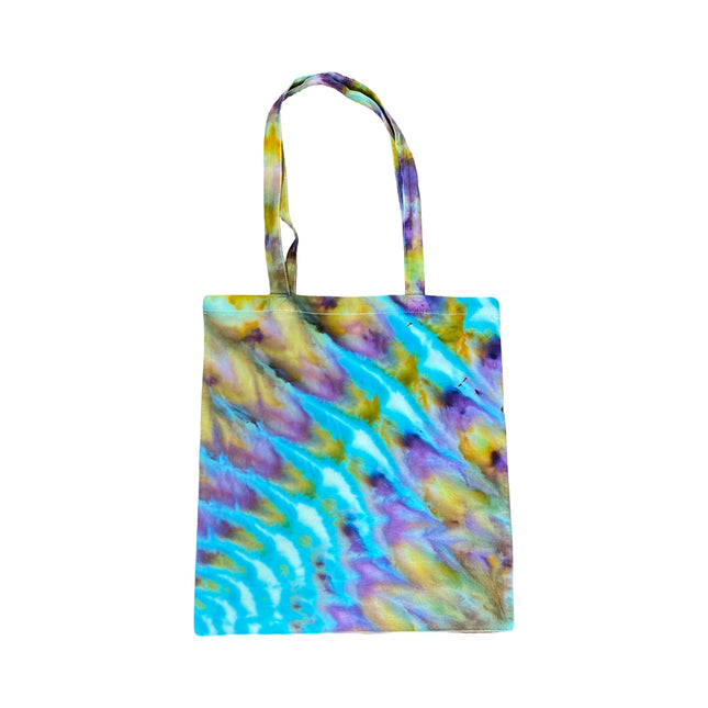 Turquoise, Purple, Gold Tote
