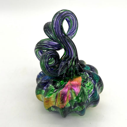 Jester Small Glass Pumpkin