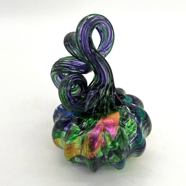Jester Small Glass Pumpkin