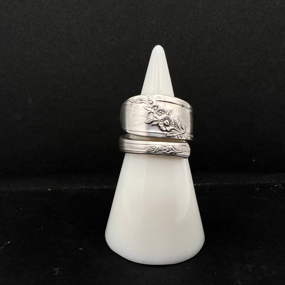Spoon Ring Size 10.5 - Simple Floral Design