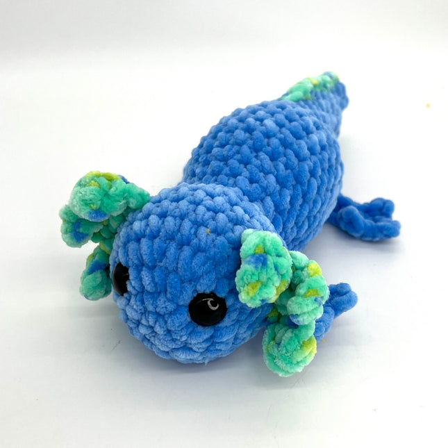 Large Axolotl-Blue