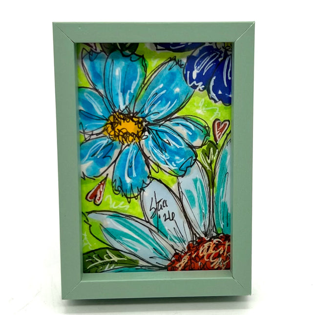 Blue Flowers Of Happiness