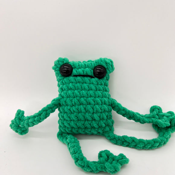 Leggy Frog -  Dark Green