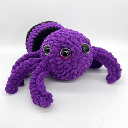 Large Spider - Purple & Black