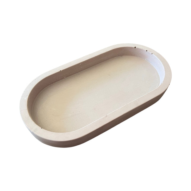 Mauve Oval Tray