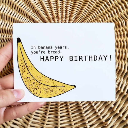 Banana Bread Birthday Card