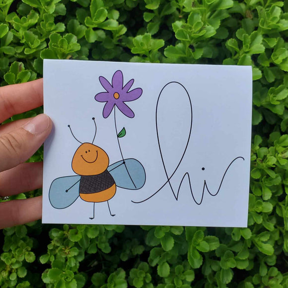 Bee Hi Card