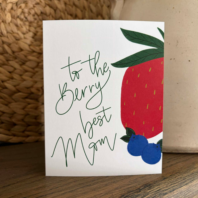 Berry Best Mom Card