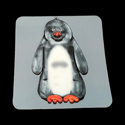 Creepy Penguin Sticker