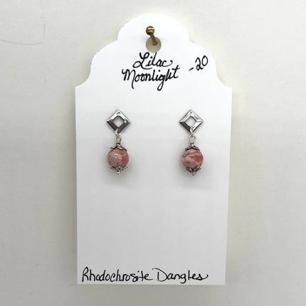 Rhodochrosite Dangles