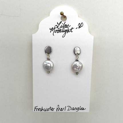 Freshwater Pearl Stud Dangles
