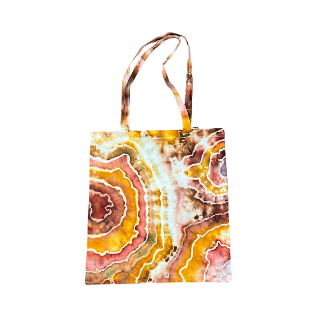 02| Geodes Gold, Reds, Browns Tote