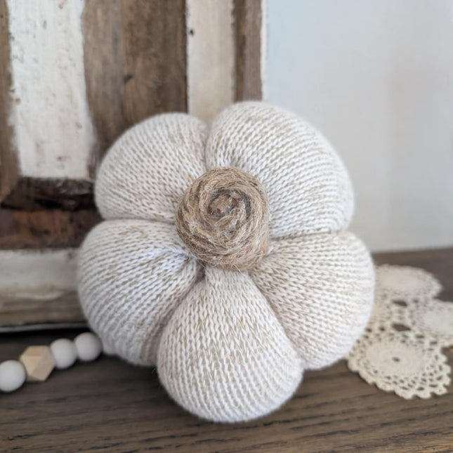 Cream Sweater Pumpkin
