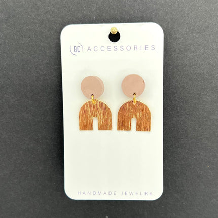 Mauve Brooke Earrings