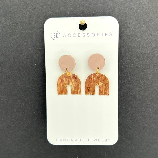 Mauve Brooke Earrings
