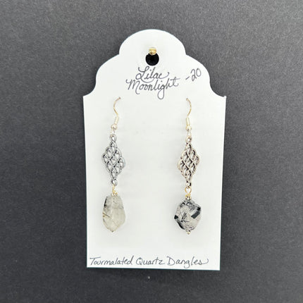 Tourmalated Quartz Dangles