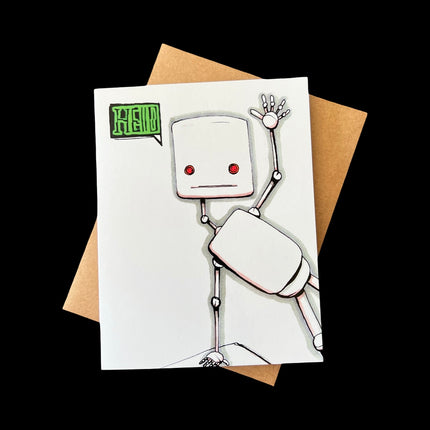 Hello Robot Greeting Card