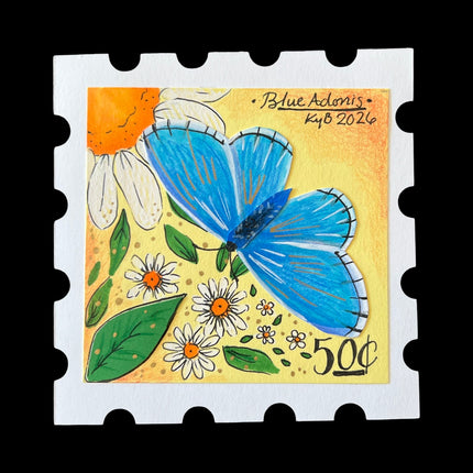 Blue Adonis Postage Stamp