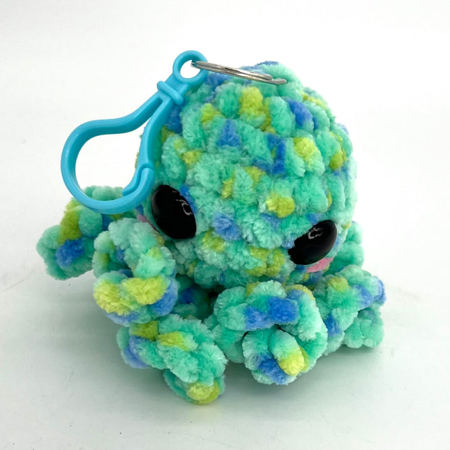 Multi Green Octopus Keychain
