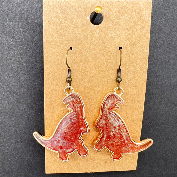 Holographic Dino Earrings #1