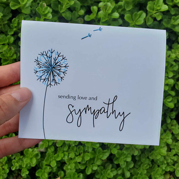 Dandelion Sympathy Card