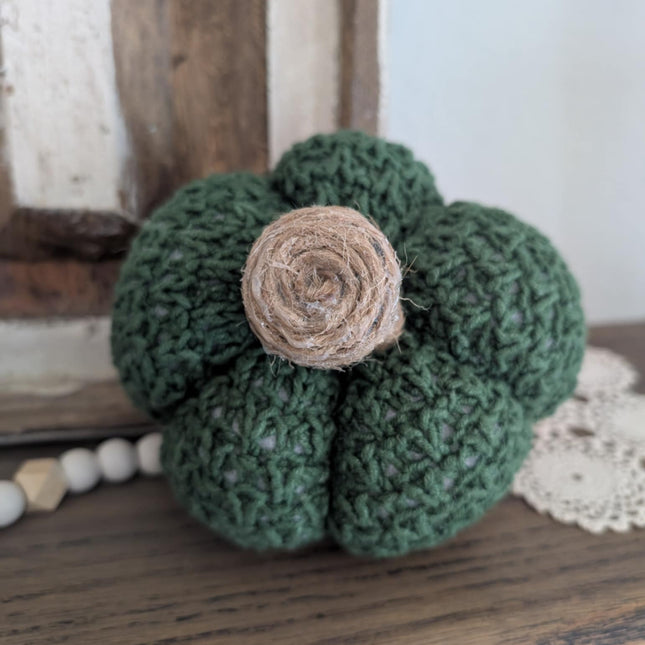 Dark Green Sweater Pumpkin